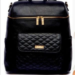 Luli Bebe diaper bag in black